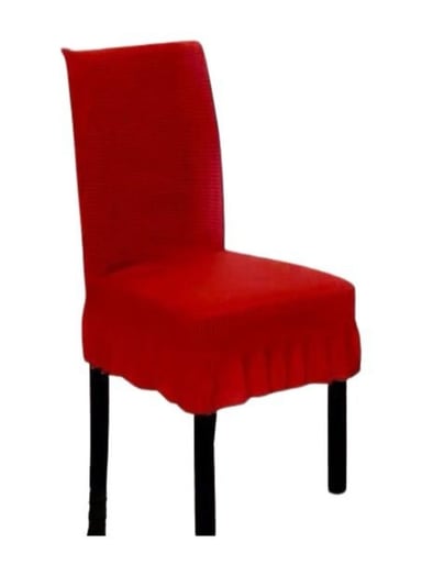 CUBRE SILLA TURKAS CON FARALAO ROJO - 1