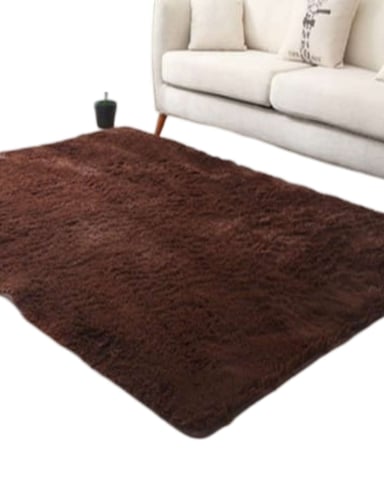 ALFOMBRA PELUDA 150X200 MARRON - 2