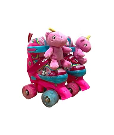 PATIN 4 RUEDAS  C/ACCESORIOS PELUCHE TALLA S 30-33 - 3