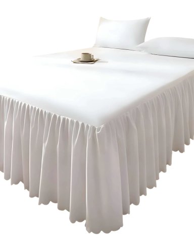 FALDON DE CAMA PROTECTOR BASE DE CAMA KING 180X200 CM - 2