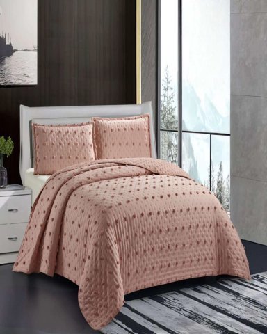 CUBRECAMA QUILT TUFTING DE LUJO SUAVE 2 PLAZAS - 3