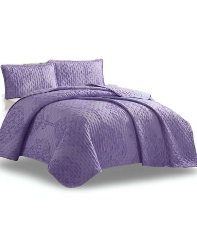 CUBRECAMA QUILT TUFTING DE LUJO SUAVE 2 PLAZAS - 1