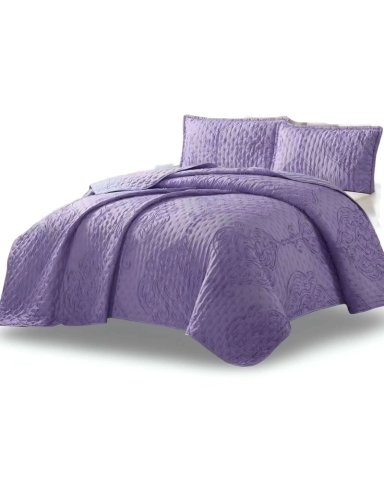 CUBRECAMA QUILT TUFTING DE LUJO SUAVE 2 PLAZAS - 2