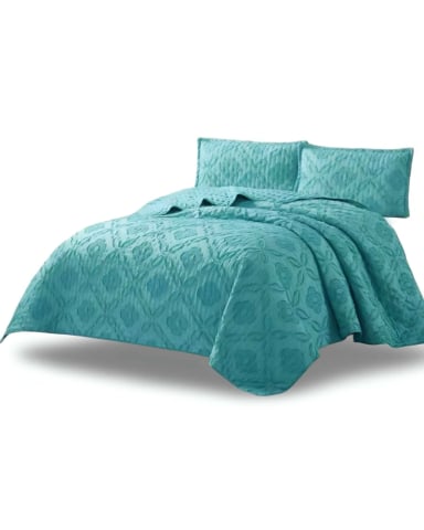 CUBRECAMA QUILT TUFTING DE LUJO SUAVE 2 PLAZAS - 2