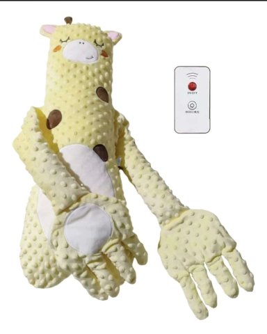PELUCHE JIRAFA BABY PATTER SIMULACION DORMIR PARA BEBE S - 1