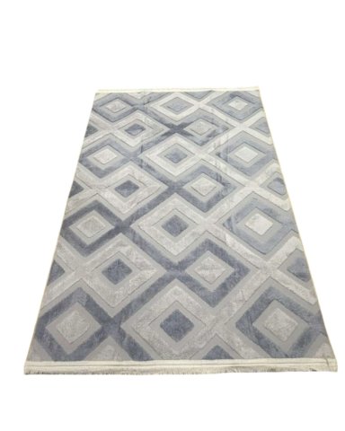 ALFOMBRA CON RELIEVE DISEÑO JACQUARD ANTIDESLIZANTE 200X240 CM - 8