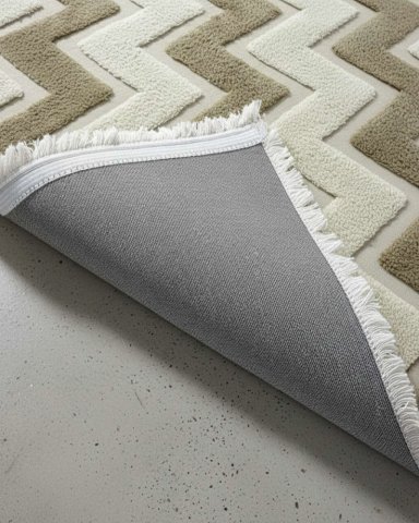 ALFOMBRA CON RELIEVE DISEÑO JACQUARD ANTIDESLIZANTE 200X240 CM - 5