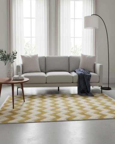 ALFOMBRA CON RELIEVE DISEÑO JACQUARD ANTIDESLIZANTE 180X200 CM - 2