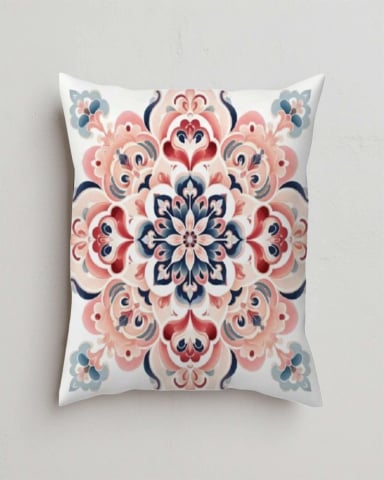 SET DE 2 FUNDAS DE COJIN MANDALA ESTAMPADAS  (CON RELLENO) - 3