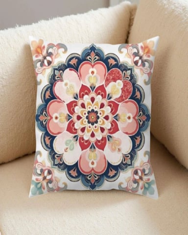 FUNDAS DE COJIN MANDALA ESTAMPADAS PACK DE 4 PIEZAS - 3