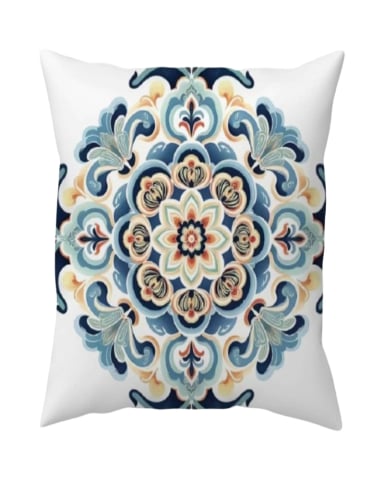 FUNDAS DE COJIN MANDALA ESTAMPADAS PACK DE 2 PIEZAS - 2