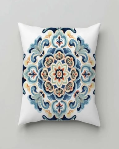 FUNDAS DE COJIN MANDALA ESTAMPADAS PACK DE 2 PIEZAS - 4