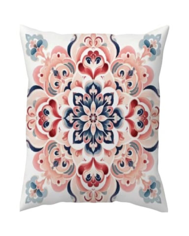 FUNDAS DE COJIN MANDALA ESTAMPADAS PACK DE 4 PIEZAS - 2