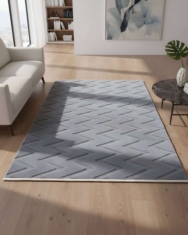 ALFOMBRA MODERNA JACQUARD BICOLOR 240X200 - 7