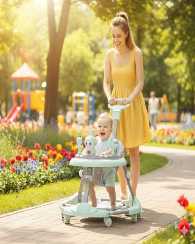 ANDADOR PARA BEBE CON JUEGOS INTERACTIVOS - SEGURIDAD Y DIVERSION EN SUS PRIMEROS PASOS - 2