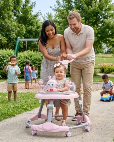 ANDADOR PARA BEBE CON JUEGOS INTERACTIVOS - SEGURIDAD Y DIVERSION EN SUS PRIMEROS PASOS - 2