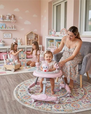 ANDADOR PARA BEBE CON JUEGOS INTERACTIVOS - SEGURIDAD Y DIVERSION EN SUS PRIMEROS PASOS - 4