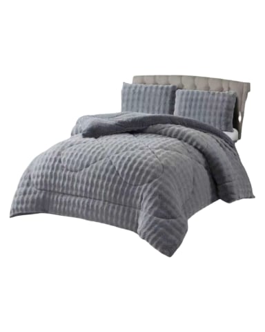 CUBRECAMA ACOLCHADO SUPER CALIENTITO PLUSH CON CHIPORRO 2 PLAZAS - 3