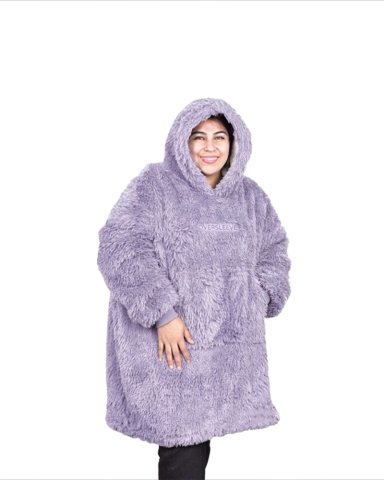 MANTA POLERON HOODIE GIGANTE CON CHIPORRO SHERPA - UNISEX TE RMICO - 4