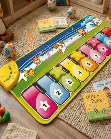 ALFOMBRA MUSICAL SENSORIAL PARA NIÑOS Y BEBE S 02 - 3
