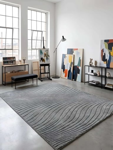ALFOMBRA DECORATIVA CON RELIEVE JACQUARD 240X200 - 5