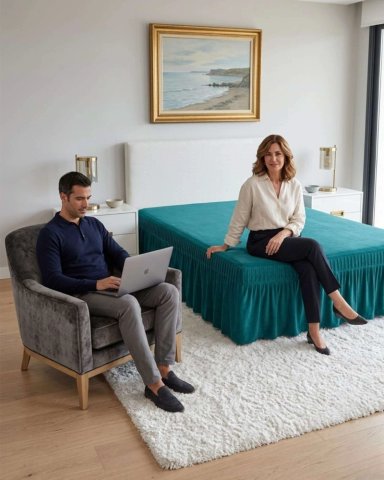 FALDON PARA CAMA DE 2 PLAZAS AJUSTABLE PREMIUM - 4