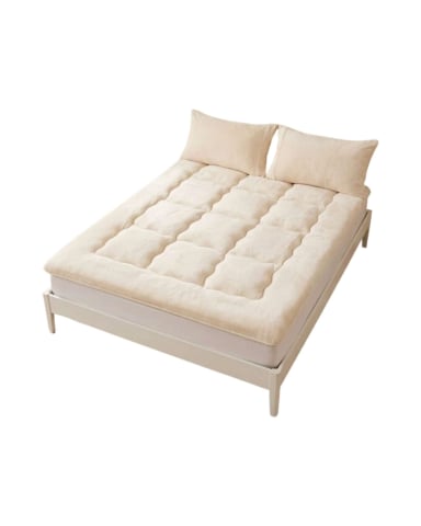CUBRE COLCHON ACOLCHADO PLUSH ULTRA SUAVE 2 PLAZAS - 7