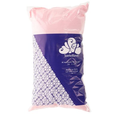 ALMOHADA SUEÑO BLANCO CUNA BEBÉROSADA 30 X 24 CM ROSADO - 3