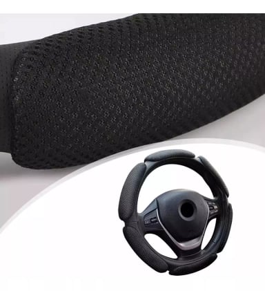 FUNDA CUBRE VOLANTE UNIVERSAL 3D ACOLCHADO ANTIDESLIZANTE/R& - 2