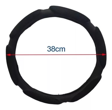 FUNDA CUBRE VOLANTE UNIVERSAL 3D ACOLCHADO ANTIDESLIZANTE/R& - 4