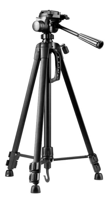 TRÍPODE PROFESIONAL CÁMARA/CELULAR UNIVERSAL ALUMINIO 1.7MTS - 1