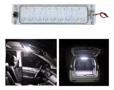 LUZ DE TECHO INTERIOR 108 LED AUTO UNIVERSAL 12-24V R&C - 1