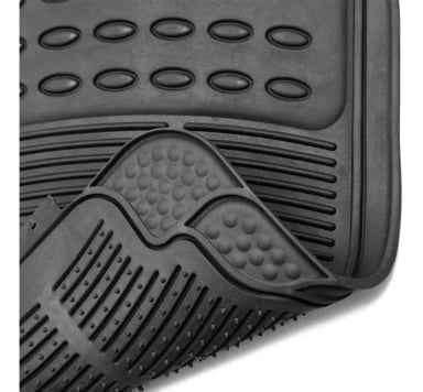 ALFOMBRA QUÍMICA UNIVERSAL PISO DE GOMA AUTO UNIVERSAL 4 PIEZAS PREMIUN /R&C - 3