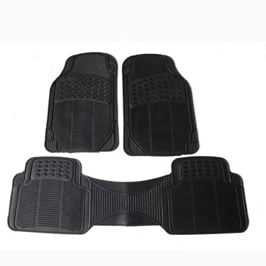 ALFOMBRA QUÍMICA UNIVERSAL PISO DE GOMA AUTO UNIVERSAL 3 PIEZAS CAMELLO /R&C - 1