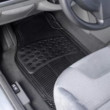 ALFOMBRA QUÍMICA UNIVERSAL PISO DE GOMA AUTO UNIVERSAL 3 PIEZAS CAMELLO /R&C - 5