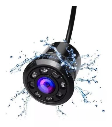 CAMARA DE REVERSA HD EMBUTIDA 8 LED RETROCESO VISION NOCTURN - 4