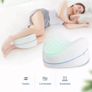 ALMOHADA ENTREPIERNA DORMIR MEMORY TERAPEUTICA R&C BLANCO - 2