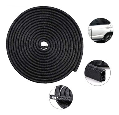 MOLDURA AUTO RYC SELLO PRESIÓN PROTECTORA PUERTAS CAPOT 5M NEGRO - 5