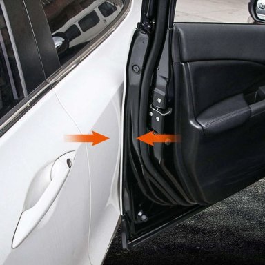 MOLDURA AUTO SELLO PRESION PROTECTORA PUERTAS CAPOT 5M BLANCO - 6