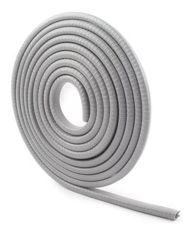 MOLDURA AUTO SELLO PRESION PROTECTORA PUERTAS CAPOT 5M GRIS - 2