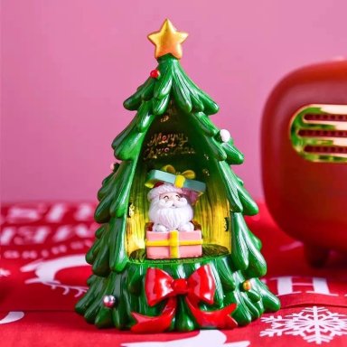 LAMPARA NAVIDEÑA PINO ARBOL DE NAVIDAD LUZ SANTA REGALO - 2