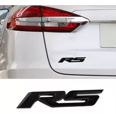 LOGO EMBLEMA RS ADHESIVO AUTO TUNNING UNIVERSAL/ RYC - 1