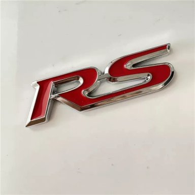 LOGO EMBLEMA RS ADHESIVO AUTO TUNNING UNIVERSAL/ RYC - 2