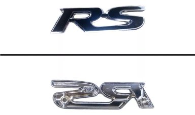 INSIGNIA EMBLEMA REJILLA DELANTERA METÁLICO LOGO TUNING/ R&C - 5