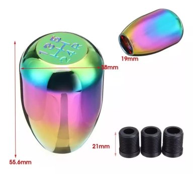 POMO MANILLA PALANCA CAMBIOS TORNASOL 5TA TUNING UNIVERSAL - 5