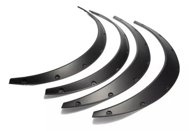 FENDER FLARES TAPABARRO NEGRO AUTO UNIVERSAL TUNING /R&C - 3