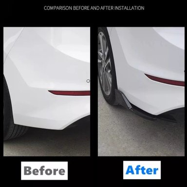 LIP BUMPER TRASERO AUTO UNIVERSAL EN PUNTA EXTENSIÓN /R&C - 5