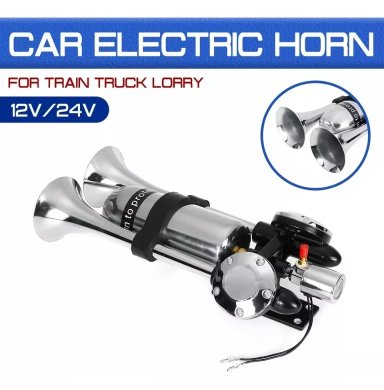 BOCINA DE AIRE BLAZER ELÉCTRICA DOBLE TROMPETA 12-24V POTENT - 3