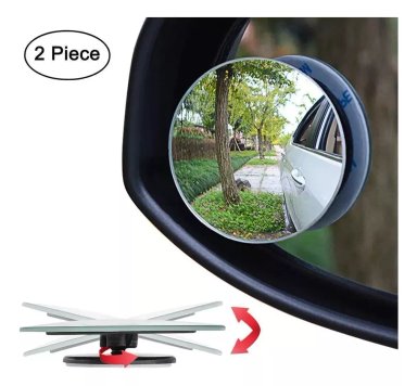 X2 ESPEJOS LATERALES RETROVISOR PUNTO CIEGO 360 AJUSTABLE 2 - 3
