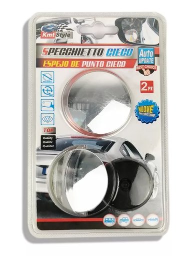 X2 ESPEJOS LATERALES RETROVISOR PUNTO CIEGO 360 AJUSTABLE 2 - 5